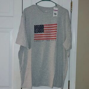 Liberty Park Land of the Free Flag  Belk Tshirt   Sz L